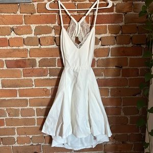 White Skater Dress